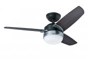 Nova ceiling fan  107 cm, with light, black