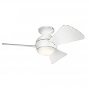 Ceiling fan with light Sola - Excellence Edition,  86 cm, white