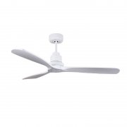 Balearic Mnica Mini DC-ceiling fan  106 cm, white, solid wood blades