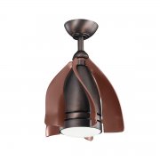 Ceiling fan with light Terna - Excellence Edition,  38 cm, oil brushed bronze