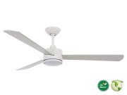 Climate/3 DC-ceiling fan  132 cm, white, with 12W LED light-kit