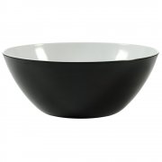 Salad bowl two-tone black/white