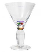 Rainbow Diamond Martini Glas (Acryl) 350 ml