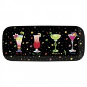 Happy Hour Plate Cocktails 38x15 cms rectangular
