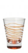 Swirl bronze vaso (acrlico) 410 ml