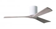 Irene Hugger DC-ventilador de techo  132 cm, blanco, 3 aspas de madera de color barn wood
