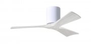 Irene Hugger DC-ventilador de techo  107 cm, blanco, 3 aspas de madera de color blanco