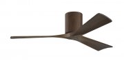 Irene Hugger DC-ceiling fan  132 cm, walnut, 3 walnut finish wooden blades