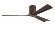 Irene Hugger DC-ceiling fan  152 cm, walnut, 3 walnut finish wooden blades