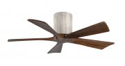 Irene Hugger DC-ceiling fan  107 cm, barn wood, 5 walnut finish wooden blades