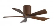 Irene Hugger DC-ventilador de techo  107 cm, nogal, 5 aspas de madera de color nogal