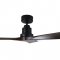 Balearic Menorca Mini DC-ceiling fan  106 cm, black, solid wood blades
