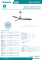 Balearic Mallorca DC-ceiling fan  132 cm, brushed nickel, solid wood blades