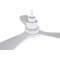 Balearic Mnica DC-ceiling fan  132 cm, white, solid wood blades