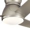 Outdoor ceiling fan with light Eris - Excellence Edition,  152 cm, brushed nickel, for WET locations