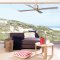 Climate/4 DC-ceiling fan  132 cm, brushed chrome