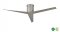 Eliza Hugger DC-ceiling fan  142 cm, brushed nickel / brushed nickel