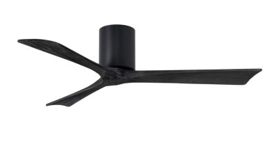 Irene Hugger DC-ventilador de techo  132 cm, negro, 3 aspas de madera de color negro
