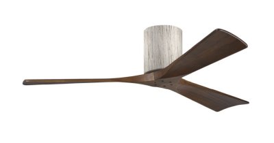Irene Hugger DC-ceiling fan  132 cm, barn wood, 3 walnut finish wooden blades