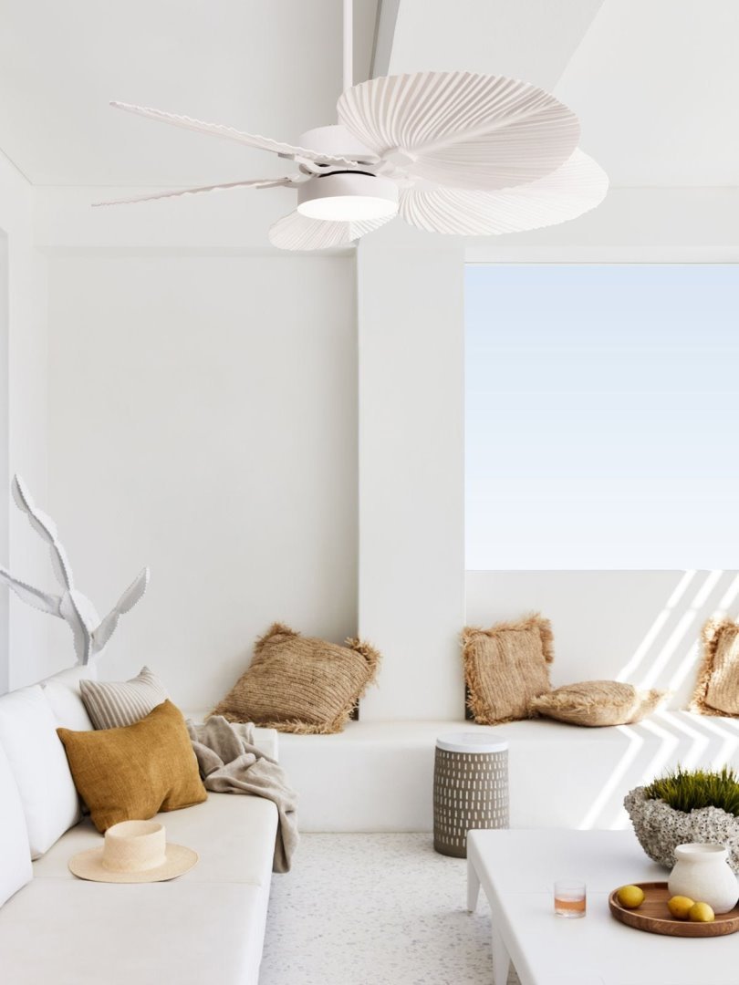 IRENE Hugger DC ventilador con luz LED 30 cms de altura, Casa Bruno -  Ventiladores de techo - poly muebles - Mallorca España, 799,00 €