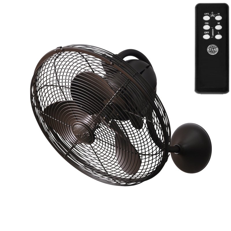 Laura Oscillating Wall Mount And, Outdoor Wall Mounted Oscillating Fans With Remote Control