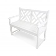 Chippendale Garden Bench 122 cms wide, HDPE plastic...