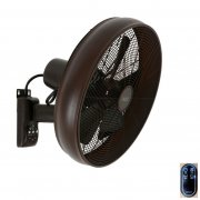Breeze wall-mounted fan, oil-rubbed bronze