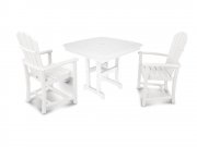 Dining set with table 37 x 37 cms + 2 arm chairs, HDPE...