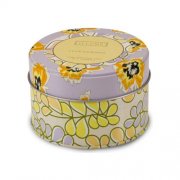 Lemongrass scented candle in a retro tin