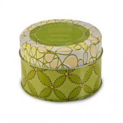 Oakmoss scented candle in a retro tin