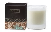 Tahitian scented candle in frosted glass