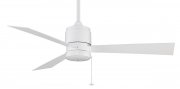 Zonix II ceiling fan, white, for WET locations