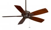 Windpointe ceiling fan, rust/5