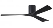 Irene Hugger DC-ventilador de techo Ø 152 cm, negro, 3 aspas de madera de color negro
