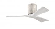 Irene Hugger DC-ceiling fan Ø 107 cm, barn wood, 3 matte white finish wooden blades