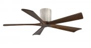 Irene Hugger DC-ceiling fan Ø 132 cm, barn wood, 5 walnut finish wooden blades