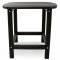 South Beach Side Table, HDPE plastic lumber, black