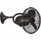Kaye oscillating wall-mount and ceiling  fan, textured bronze