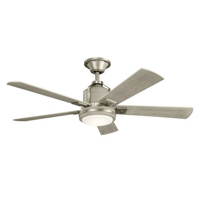 Ceiling fan with light Colerne - Excellence Edition, Ø 132 cm, brushed nickel