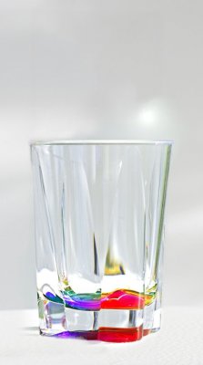 Rainbow Crystal Trinkglas (Acryl) 410 ml