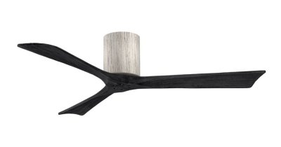Irene Hugger DC-Deckenventilator Ø 132 cm, barn wood, 3 Holzflügel in Farbe schwarz